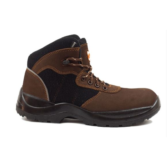 NEW MENS 10 WORK SAFETY BOOTS - IMPACT & SLIP RESISTANT COMPOSITE TOE / WATERPRO - Picture 5 of 10